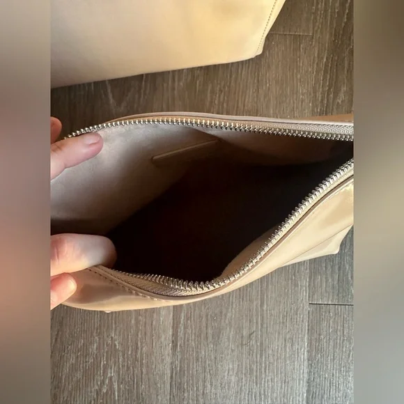 STAUD Beige Leather Tote Bag - Picture 9 of 12